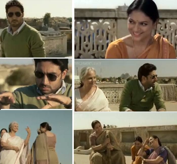 Abhishek joins the ladies in some jhatkas and matkas in <i>Delhi-6</i>'s <i>Sasural Genda Phool</i>.