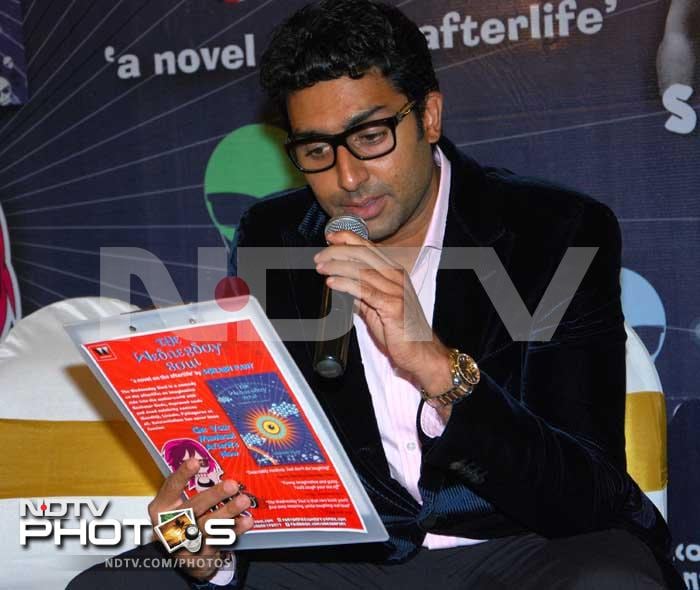 Abhishek Bachchan at the book reading session