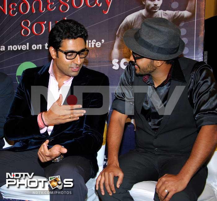 Abhishek Bachchan at the book reading session