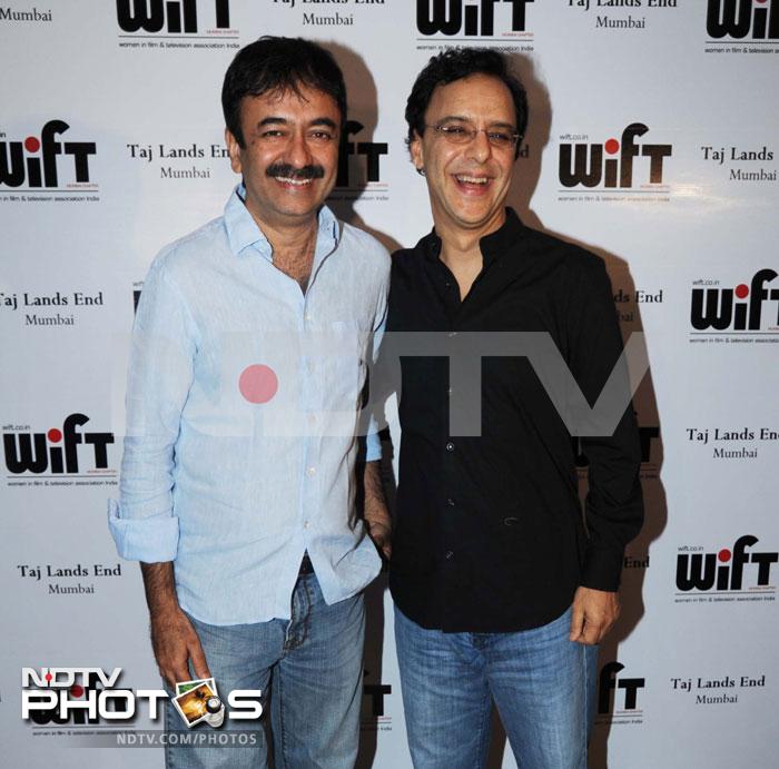 Buddies Raju Hirani and Vidhu Vinod Chopra at the event.