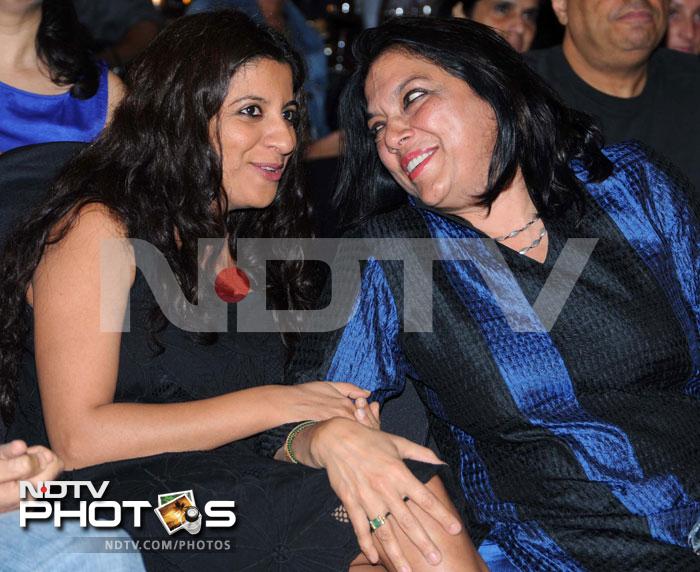 Zoya and Mira sharing a light moment.