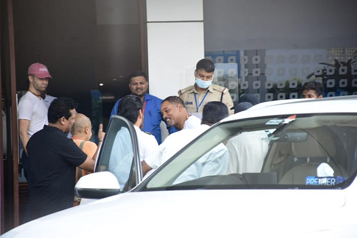 Will Smith Spotted At A Private Airport In Mumbai