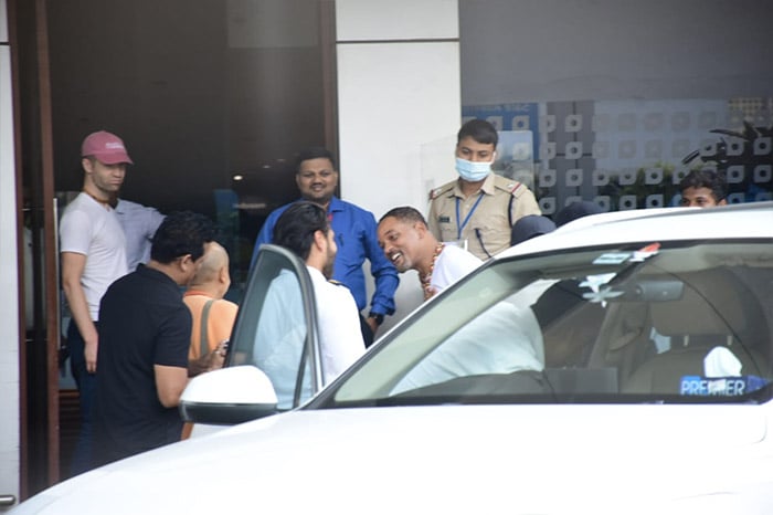 Will Smith Spotted At A Private Airport In Mumbai