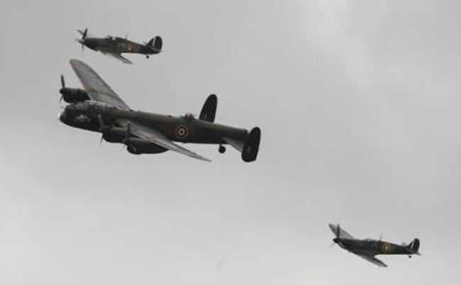 A fly-past by the Royal Air Force ended the day for the British public. For the royals and 300 guests, however, the party's just getting started. Dinner at Buckingham Palace will be followed by a night long after party