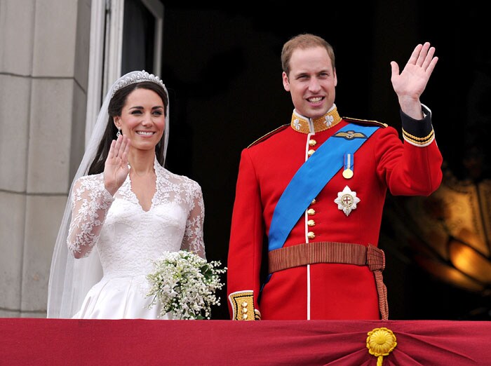 Britain's newest royal, Kate was poised and graceful as she and William waved to the crowd from the balcony