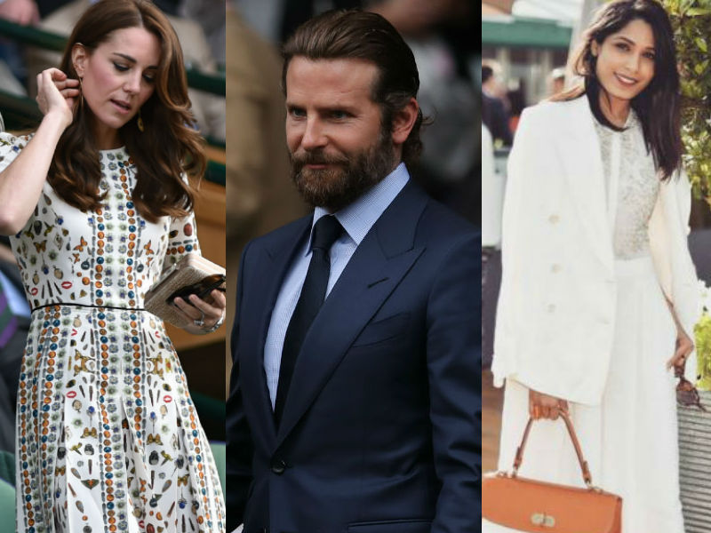 Kate Middleton, Bradley Cooper, Freida Pinto at the Wimbledon Finals Kate Middleton, Bradley Cooper, Freida Pinto at the Wimbledon Finals