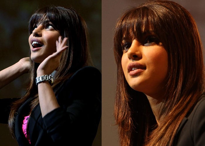 While Kareena is busy promoting <i>Heroine</i>, actress Priyanka Chopra is all set to live her American dream as she will unveil her first music single, <i>In My City</i>, featuring rapper Will.i.am, as the theme for the National Football League. She was spotted at a youth summit in New Delhi.