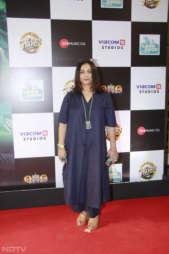 Divya Dutta clicked at the screening. (Image courtesy: Varinder Chawla)