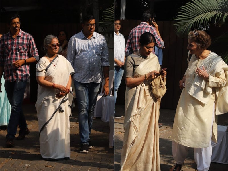 Photo : Jaya Bachchan, Mita Vashisht And Others Attend Bimal Roy's Daughter Yashodhara Roy's Prayer Meet