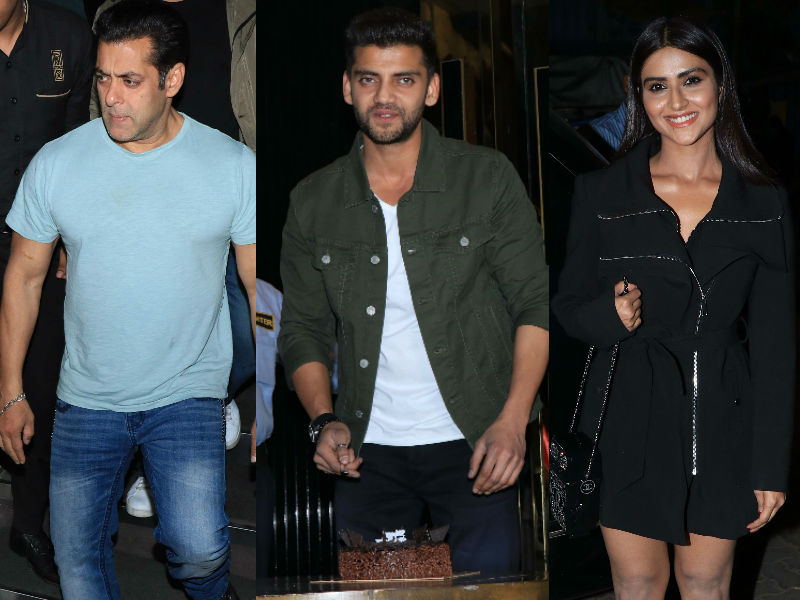 Salman Khan, Sonakshi Sinha, Pranutan Celebrate Zaheer Iqbal's Birthday Salman Khan, Sonakshi Sinha, Pranutan Celebrate Zaheer Iqbal's Birthday
