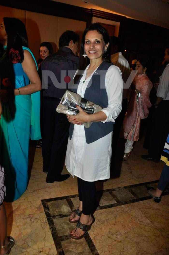 One of the guests at Neelam and Nriti Shah fashion show.