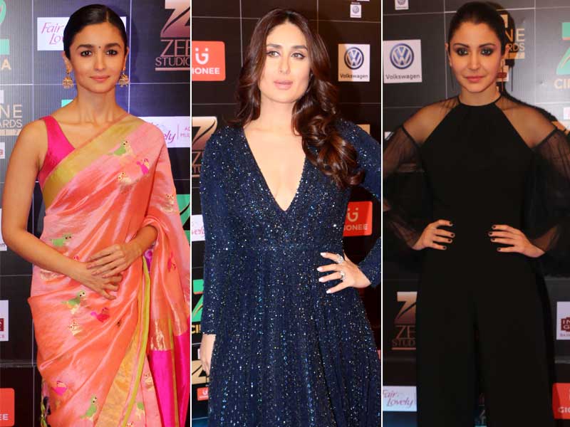 Photo : Zee Cine Awards 2017: Alia, Kareena, Anushka Dazzle On The Red Carpet