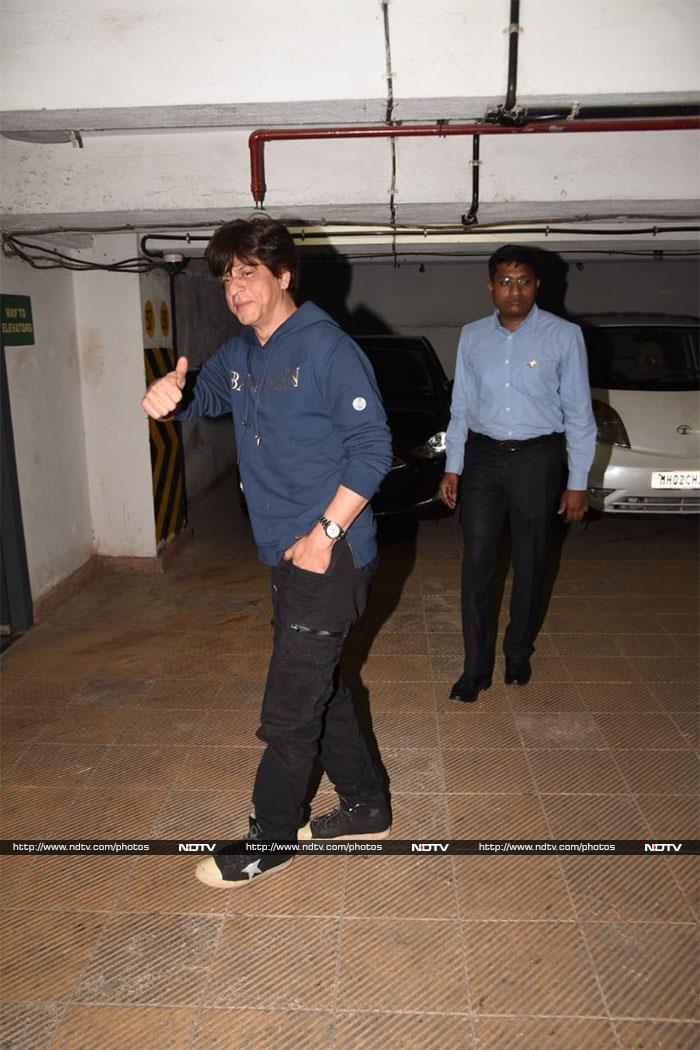Shah Rukh Khan Attends Zero Screening With Gauri And Aryan