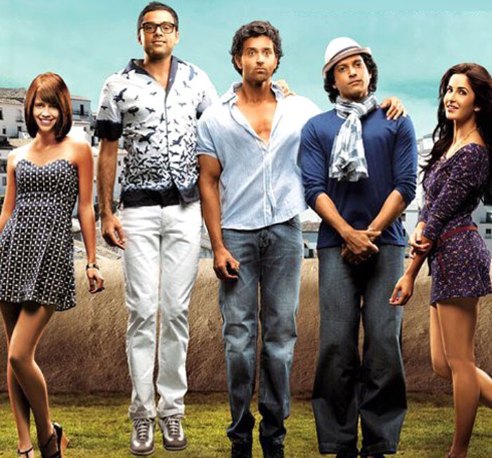 The film gives Abhay Deol, usually typecast as offbeat, a shot at mainstream commercial glory. He and co-stars Farhan and Hrithik have become good friends in real life as well. While shooting for the film, the three did some adventure sports like skydiving and scuba-diving. Katrina and Kalki joined the fun.