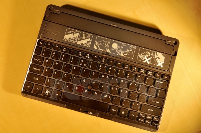 The keyboard dock has a Chiclet style keyboard that is pretty comfortable to type on. (Photo : Harshit Walia)