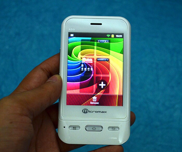Running on Android 2.3.6, Micromax A50 has company's custom skim atop the smartphone.<br/><br/><b>Also see</b>: <a href="http://www.ndtv.com/album/listing/gadgets/things-aisha-says-13047/">Things AISHA says</a>