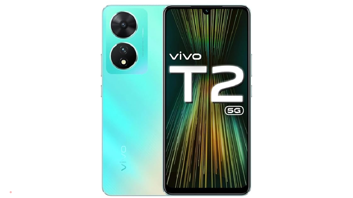 Vivo T2 5G के 8 जीबी रैम और 128 जीबी स्‍टोरेज वेरिएंट को एमेजॉन सेल में 19,999 रुपये कीमत में हासिल किया जा सकता है। फोन की कीमत 24999 रुपये है, जिस पर डिस्‍काउंट और बैंक ऑफर दिया जा रहा है। यह ऑफर एसबीआई डेबिट और क्रेडिट कार्ड पर मान्‍य है। इस फोन में फुल एचडी प्‍लस एमोलेड डिस्‍प्‍ले, 4500 एमएएच की बैटरी और 44 वॉट की चार्जिंग जैसी खूबियां हैं। 
Buy Now : Rs 19,999