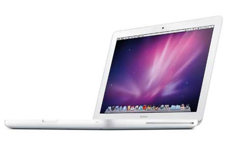 Apple updated its MacBook with a polycarbonate unibody design featuring a LED-backlit display, a glass Multi-Touch trackpad and built-in battery for up to seven hours of battery life.