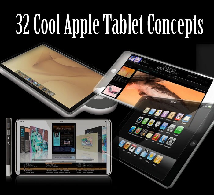 Apple tablet concepts