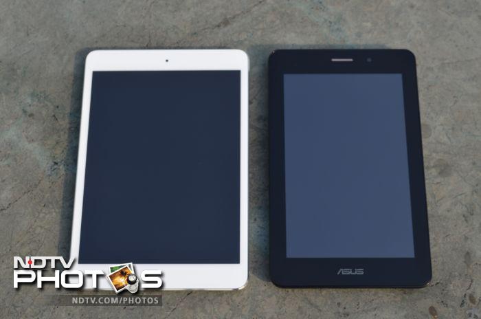 In pics<br />
Apple iPad mini(left)<br />
Asus FonePad(right).