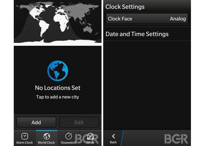 Users can keep track of world time and customise clock settings as per their convenience. (Image Credit: BGR)