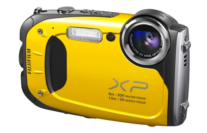 The XP60 has a 16 megapixel CMOS sensor and a 5x FUJINON lens. With Intelligent Digital Zoom, the XP60 can double its zoom range to 10x. XP60 is Waterproof to 20ft and Shockproof to 5ft.