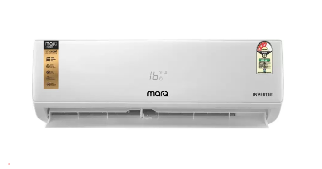 MarQ by Flipkart 0.8 Ton 3 Star Split Inverter AC की एमआरपी 26,039 रुपये है, लेकिन 17% डिस्काउंट के बाद 21,490 रुपये में मिल रहा है। इस एसी की क्षमता 0.8 टन है।