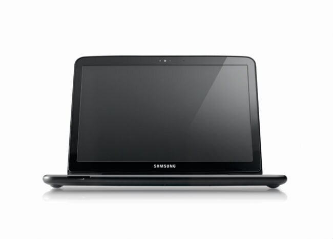 Samsung Chromebook also has a webcam and microphone for video chats and can last 8.5 hours on a single charge.