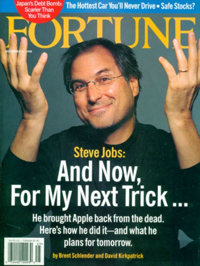 <b>Fortune, November 1998</b>: Steve Jobs: And Now For My Next Trick...