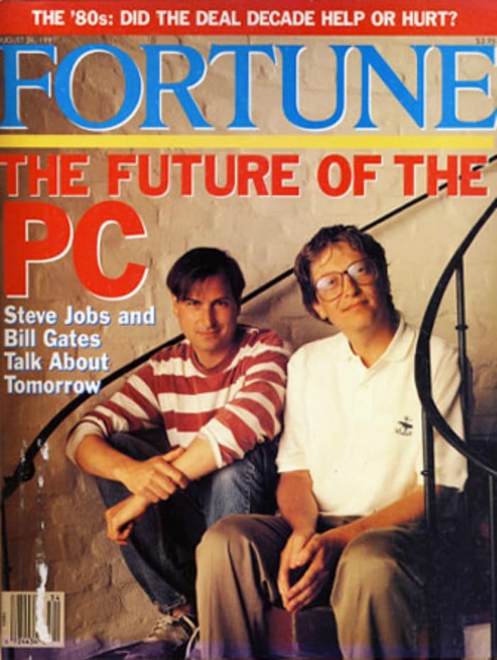 <b>Fortune, August 1991</b>: The Future of the PC Steve Jobs and Bill Gates Talk About Tomorrow