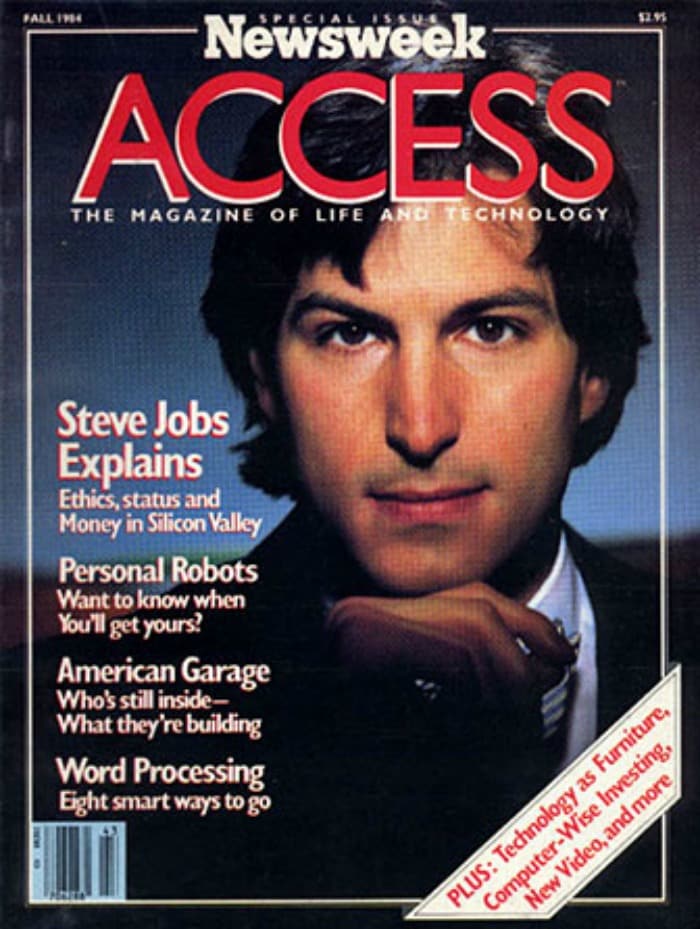 <b>Newsweek Access, Fall 1984</b>: Jobs explains ethics, status and money in the Silicon Valley