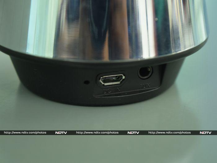 It has limited physical connectivity options in the form of Aux and DC in.