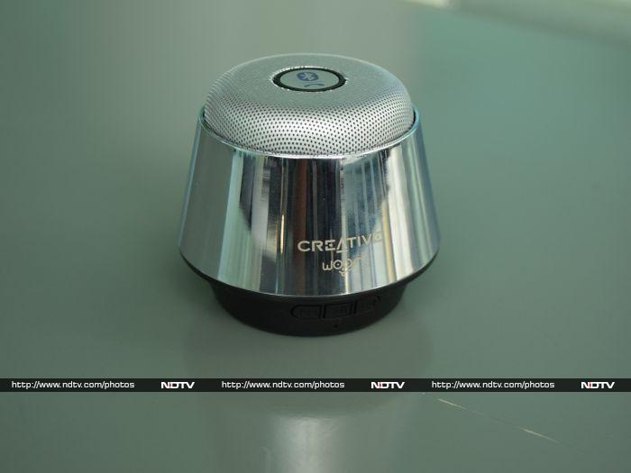 The Creative Woof is a tiny speaker compared to the Muvo 10 and Muvo 20.