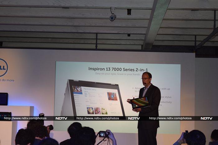 The Inspiron 13 7000 Series 2-in-1 comes with a 13.3-inch full-HD display and features 4th generation Intel Core processors with either 4GB of DDR3L/1066 memory or 8GB of DDR3L/1600 RAM.
