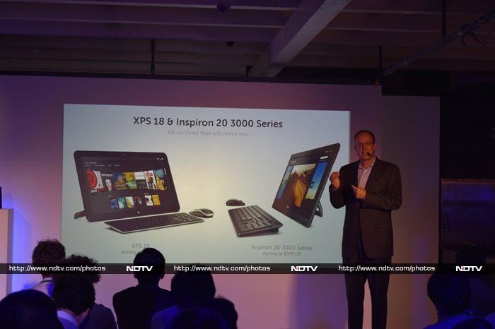 The Dell Inspiron 20 features a 19.5-inch HD display packed in a thin design at 26.8mm with premium speakers. While the battery-powered all-in-one Dell XPS 18 features an 18.4-inch WVA (wide-viewing angle) touchscreen with 1920x1080 pixel resolution.