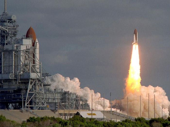 Discovery took first flight on August 30, 1984 from the Kennedy space center. (Photo: NASA)