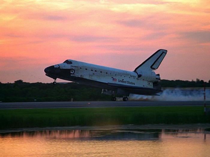 On April 20, 2010, Discovery embarked on the longest ever mission for a space shuttle. The shuttle was docked at the international space station for eleven days. (Photo: NASA)