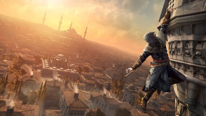 <b>Assassins Creed Revelation</b><br><br>
The final chapter in Ezio Auditore da Firenze's saga, Assassins Creed Revelations finally brings closure to the never-ending war between the Assassins and the Templars. The series has been credited for recreating real life scenarios in a fictional reality. Go anywhere, climb anything gameplay has been the most unique aspect of this game.