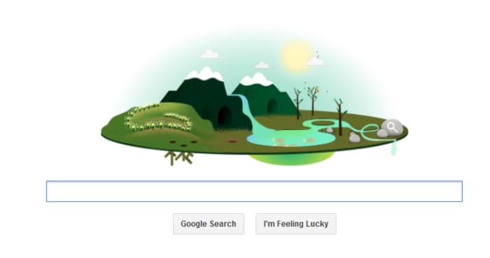 Earth Day Google doodles over the years