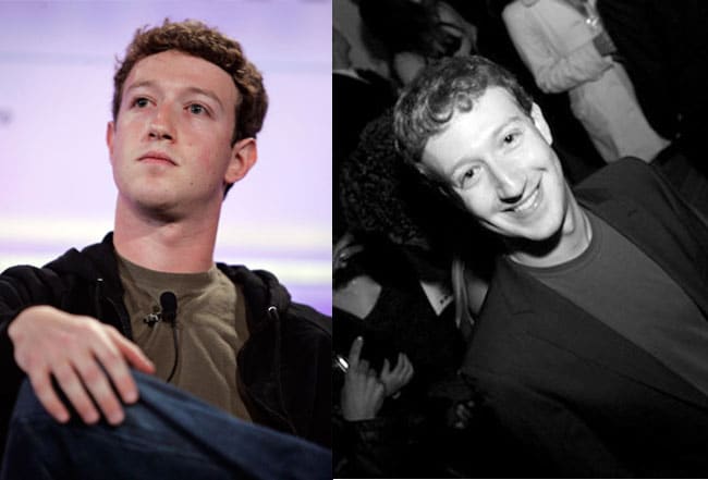 Style Statement? Tailored suits aren't really this billionaire's style. Mark likes it easy and laid back in torn jeans and casual Tees.