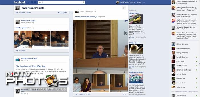 Images and photo gallery updates will be displayed in a more graphically rich way on each user's wall. (Photo: Sahil Mohan Gupta)