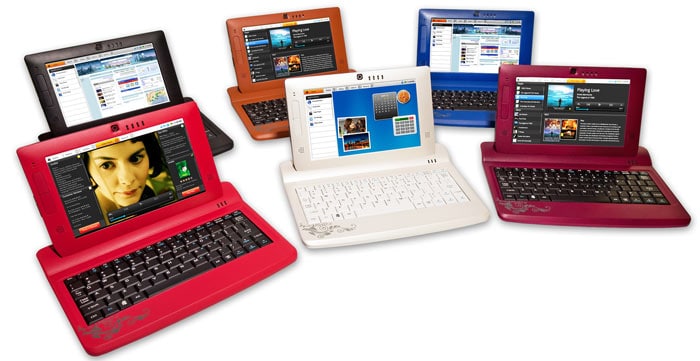 The devices will sport touch screens with as much as four times the viewing area of typical smartphones and be about a third of the size of an average netbook computer, according to the Texas-based company.