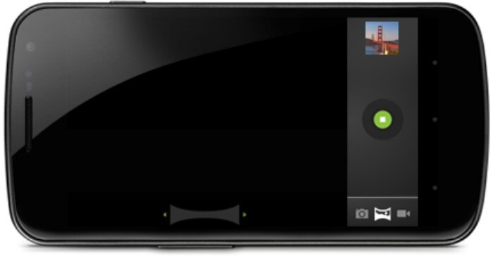 <b>Single-Motion Panoramic Camera :</b> We now get a built in panorama mode which offers zero shutter lag, auto focus and improved low light performance.