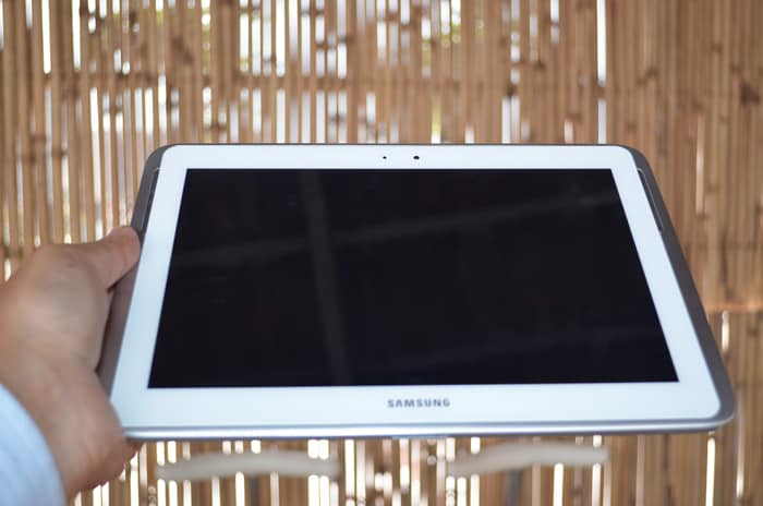 The Korean manufacturer has announced that the tablet will get updated to Android 4.1 before the year ends.