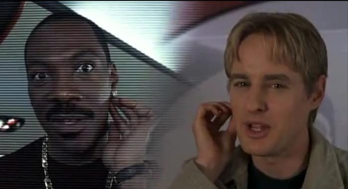 <b>Contact Lenses From I-Spy</b> : These lenses rigged with camera and microphone help Eddie Murphy give Owen Wilson seduction lessons on date night. It worked for the Shanghai Knight and what's to stop it working for every lonely heart in the real world? No more bad romances.
