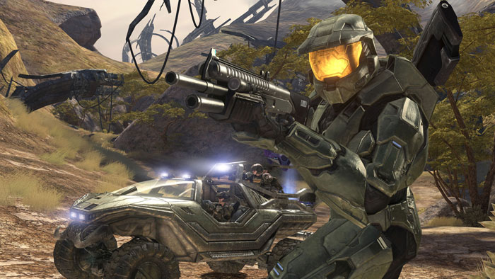 <b>Halo 3</b><br>
One of the best 360 exclusives, halo 3 has really set the benchmark and defined the genre for 1st person shooters and online gaming. A true masterpiece from the master minds at Bungie.
