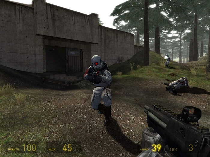 <b>Half Life 2: The Orange Box</b><br>
A must have on the 360, The Orange Box is really 5 games in one: Half-Life 2, HL2: Episode One, HL2: Episode Two, Portal, and Team Fortress 2. With 5 games in one, you will definitely play this one for a long time.