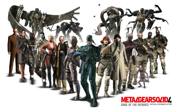 <b>Metal Gear Solid 4</b><br>
Another exclusive on the PS3 the Metal Gear franchise has been growing strong since the 19080's. This game takes the stealth action genre to a whole new level.  Another iteration of the game is expected in the near future called Metal Gear Solid Rising.