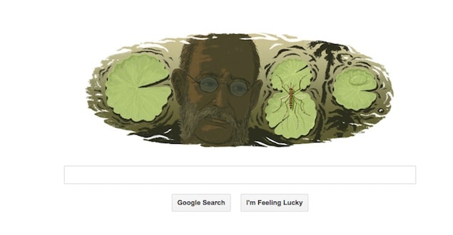 03 December, 2013 - Carlos Juan Finlay <br />
<a href="http://gadgets.ndtv.com/others/news/carlos-juan-finlays-180th-birth-anniversary-celebrated-by-google-doodle-453800">Read more</a>