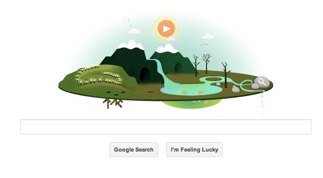 22 April 2013 - Earth Day <a href="http://gadgets.ndtv.com/others/news/google-doodles-earth-day-2013-357134" target="_blank">Read more</a>